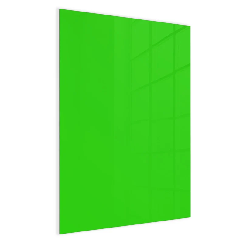 Magnettafel - Neongrüner Hintergrund