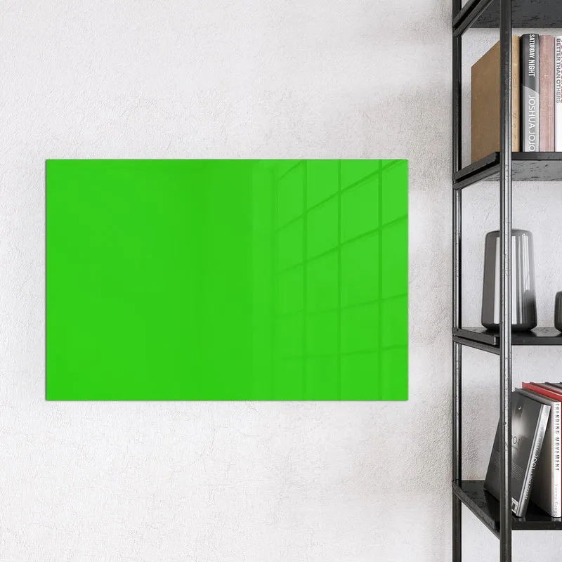 Magnettafel - Neongrüner Hintergrund