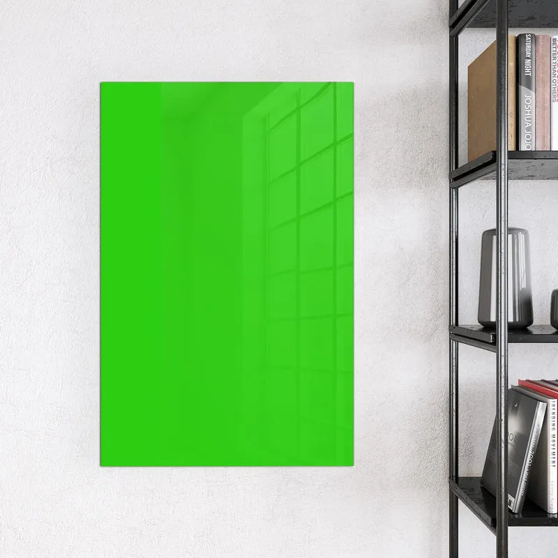 Magnettafel - Neongrüner Hintergrund