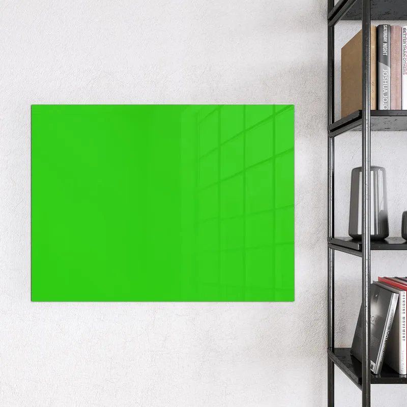 Magnettafel - Neongrüner Hintergrund