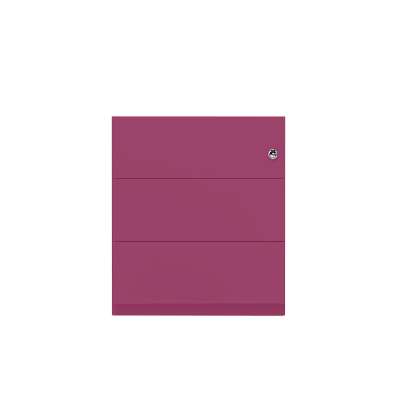 Rollcontainer Note™ | 3 Schubladen, Tiefe 775 mm, Griffleiste