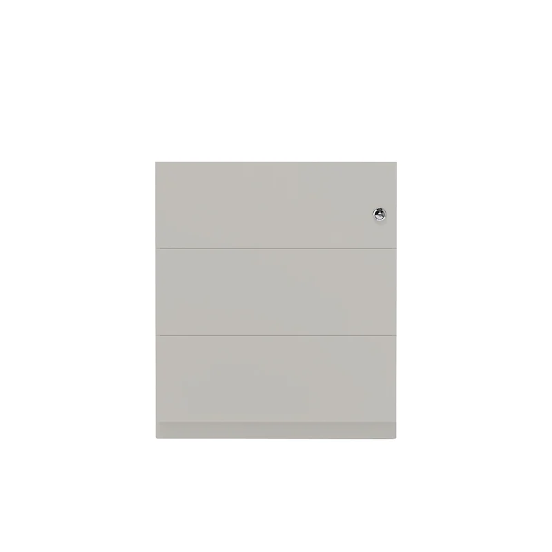 Rollcontainer Note™ | 3 Schubladen, Tiefe 565 mm, Griffleiste