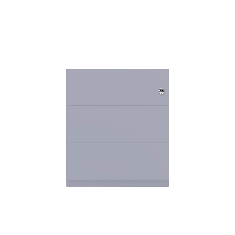 Rollcontainer Note™ | 3 Schubladen, Tiefe 565 mm, Griffleiste