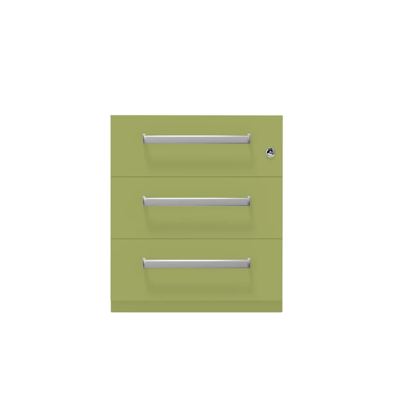 Rollcontainer Note™ | 3 Schubladen, Tiefe 565 mm, Designgriff