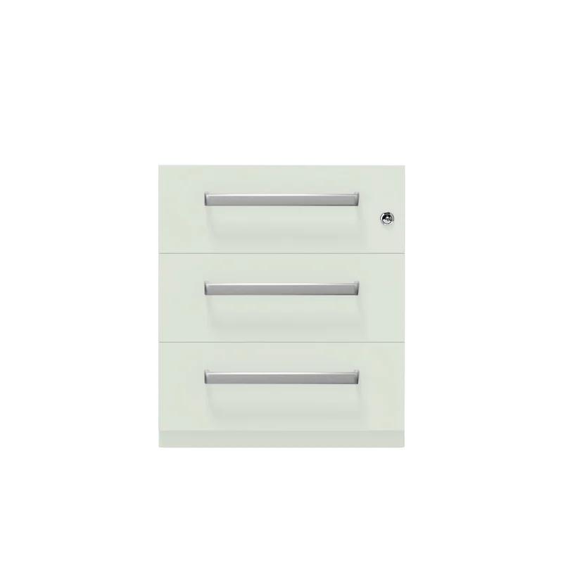 Rollcontainer Note™ | 3 Schubladen, Tiefe 565 mm, Designgriff
