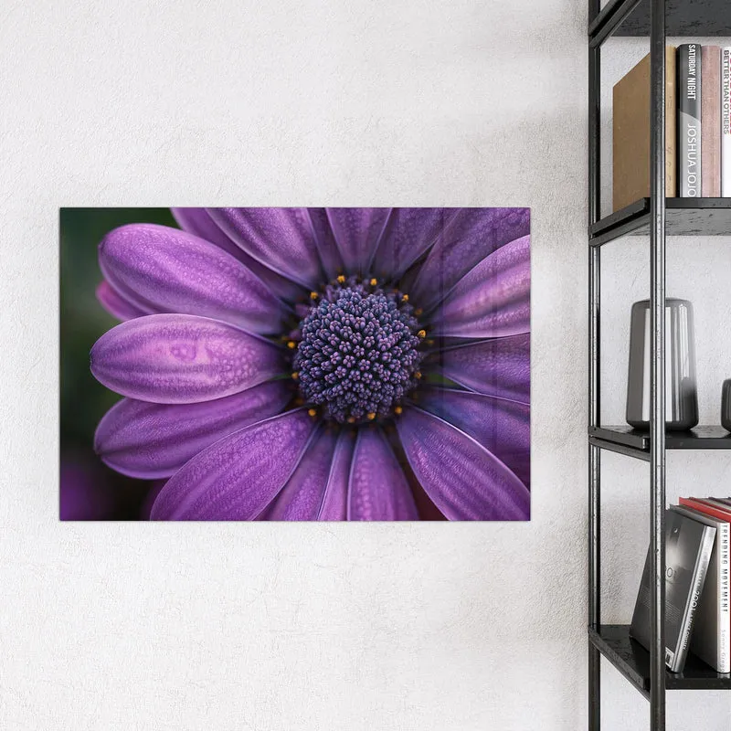 Magnettafel - Violette Samtblüte