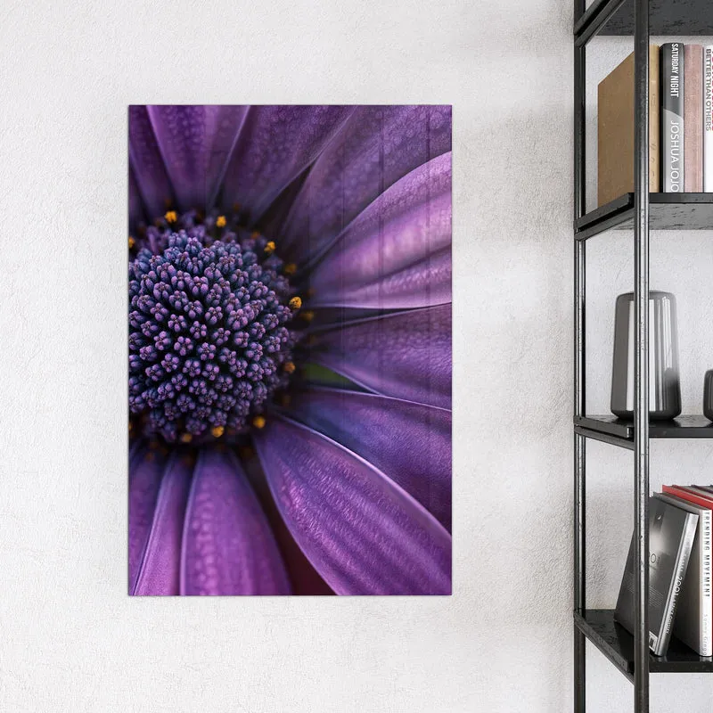 Magnettafel - Violette Samtblüte