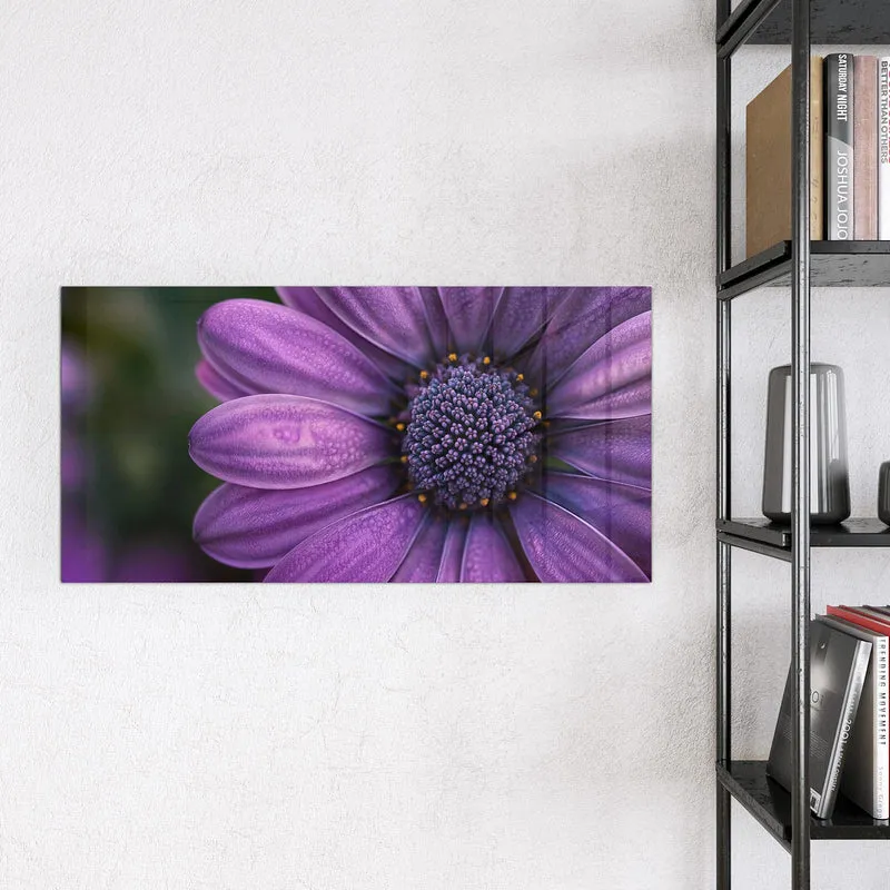 Magnettafel - Violette Samtblüte