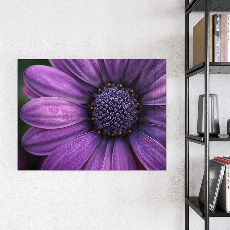 Magnettafel - Violette Samtblüte