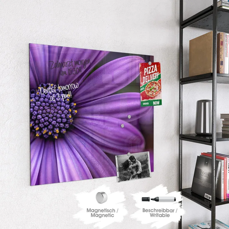 Magnettafel - Lila Kapkörbchen