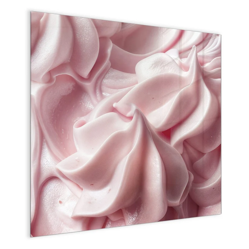 Magnettafel - Rosa Cremewellen