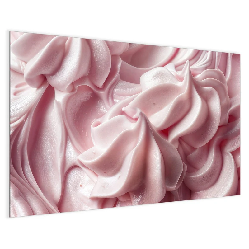 Magnettafel - Rosa Cremewellen