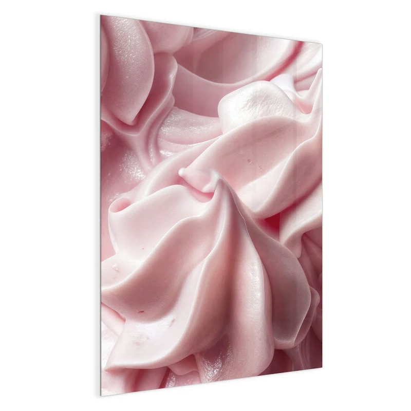Magnettafel - Rosa Cremewellen
