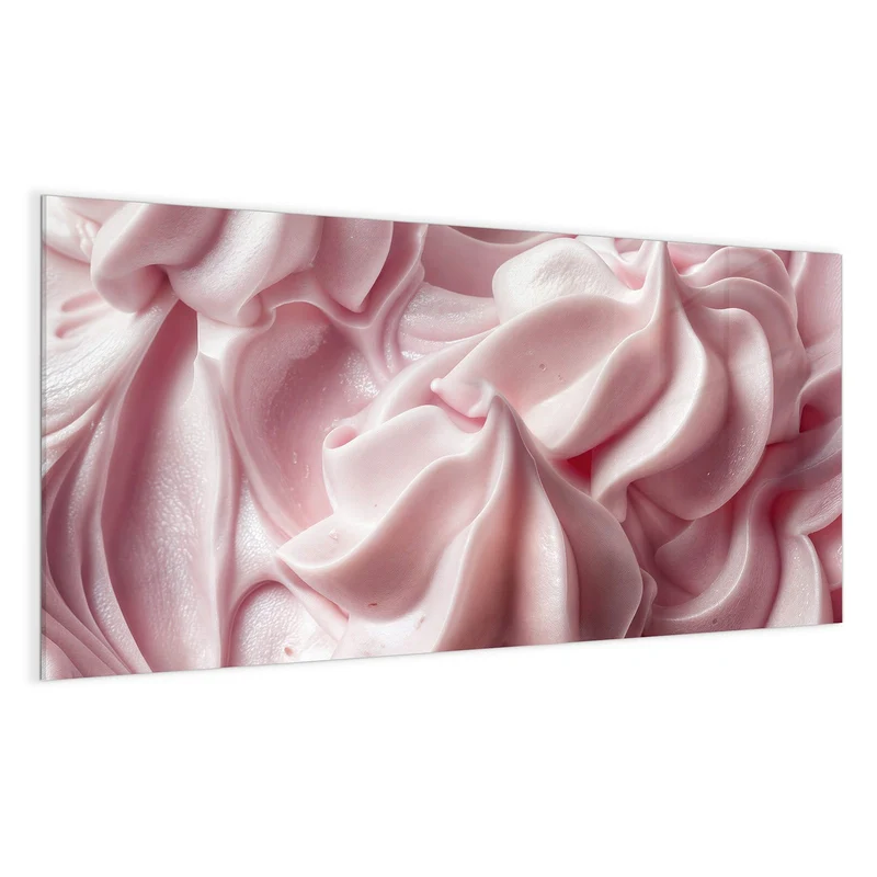 Magnettafel - Rosa Cremewellen