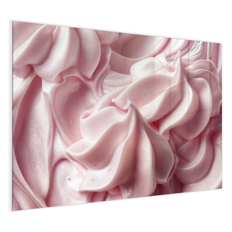 Magnettafel - Rosa Cremewellen