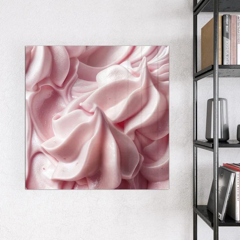 Magnettafel - Rosa Cremewellen