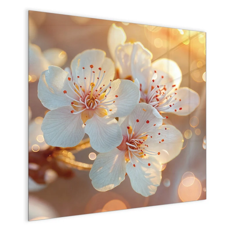 Magnettafel - Blüten im Sonnenlicht