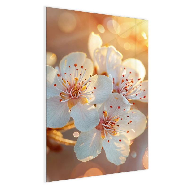 Magnettafel - Blüten im Sonnenlicht