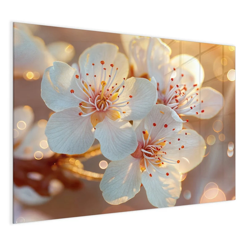 Magnettafel - Blüten im Sonnenlicht