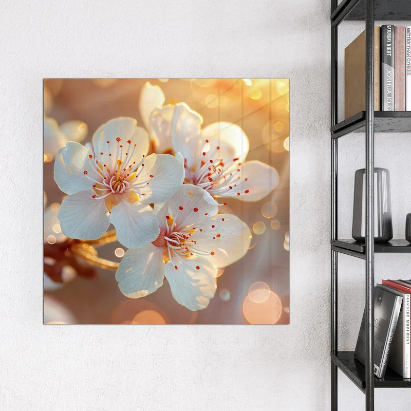 Magnettafel - Blüten im Sonnenlicht