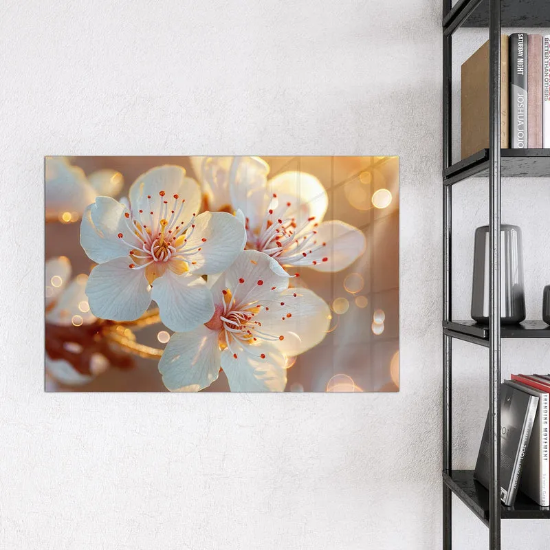 Magnettafel - Blüten im Sonnenlicht