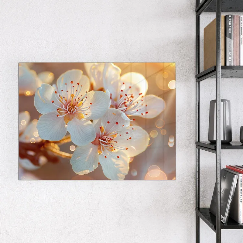 Magnettafel - Blüten im Sonnenlicht
