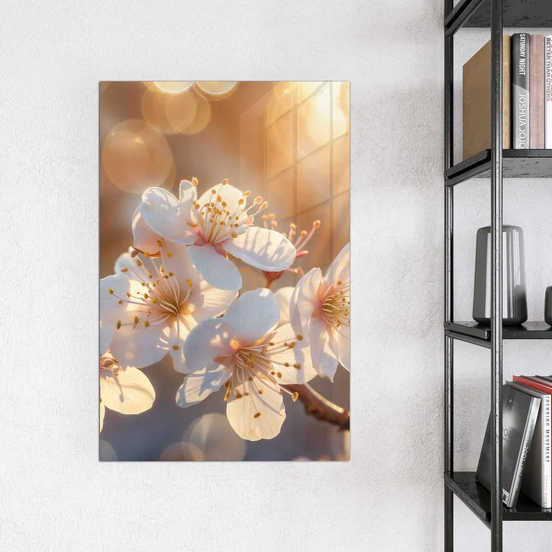 Magnettafel - Goldene Kirschblüten