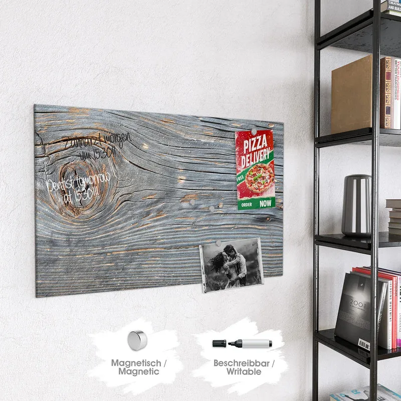 Magnettafel - Astloch im Altholz