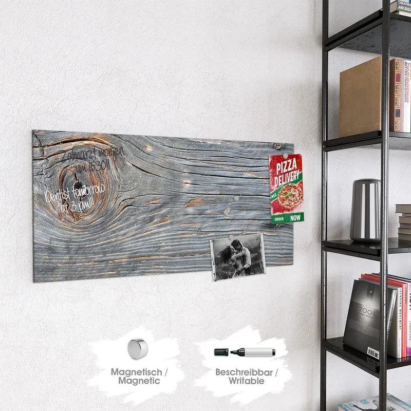 Magnettafel - Astloch im Altholz