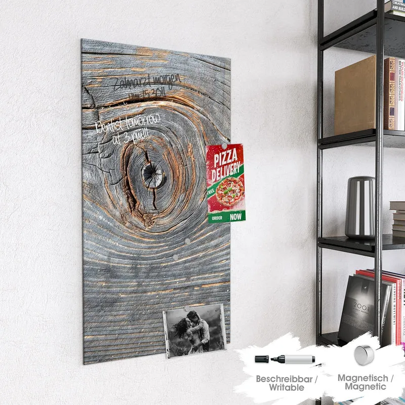 Magnettafel - Astloch im Altholz
