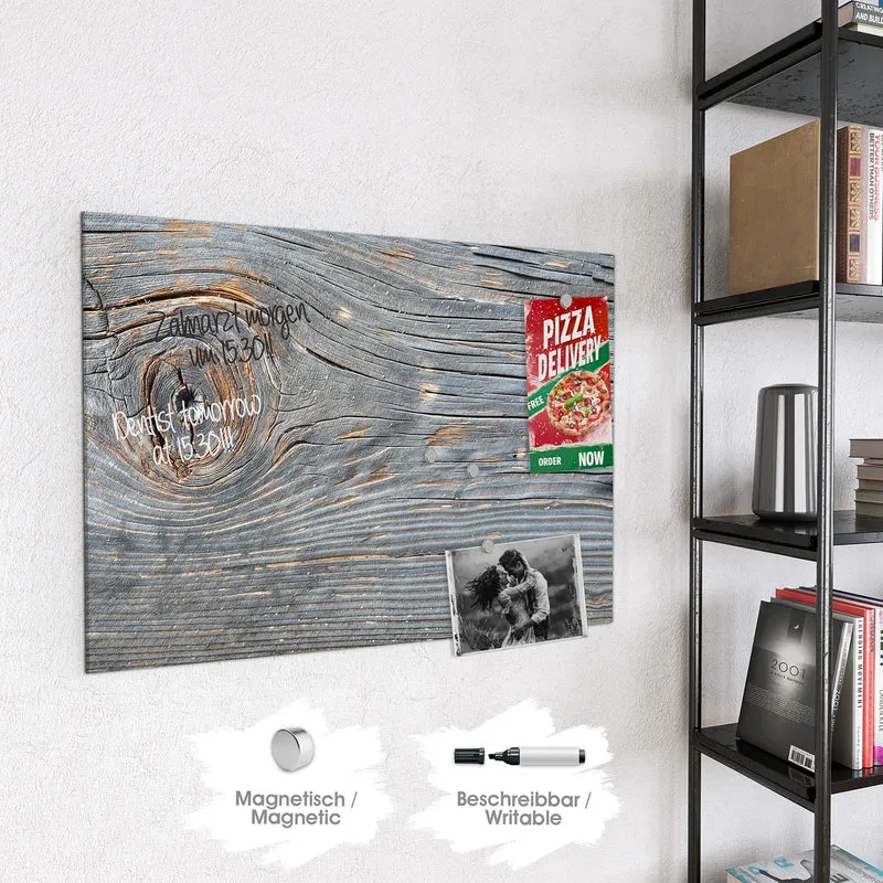 Magnettafel - Astloch im Altholz