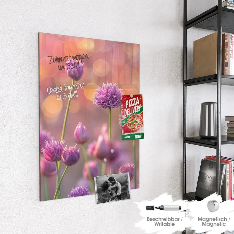 Magnettafel - Blühender Zierlauch