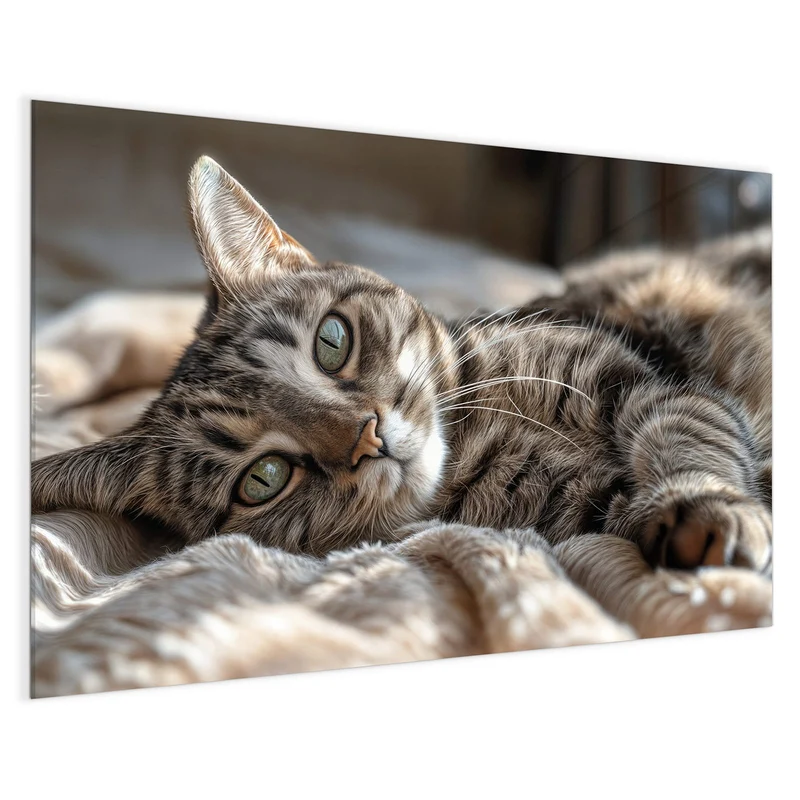 Magnettafel - Gemütliche Katze