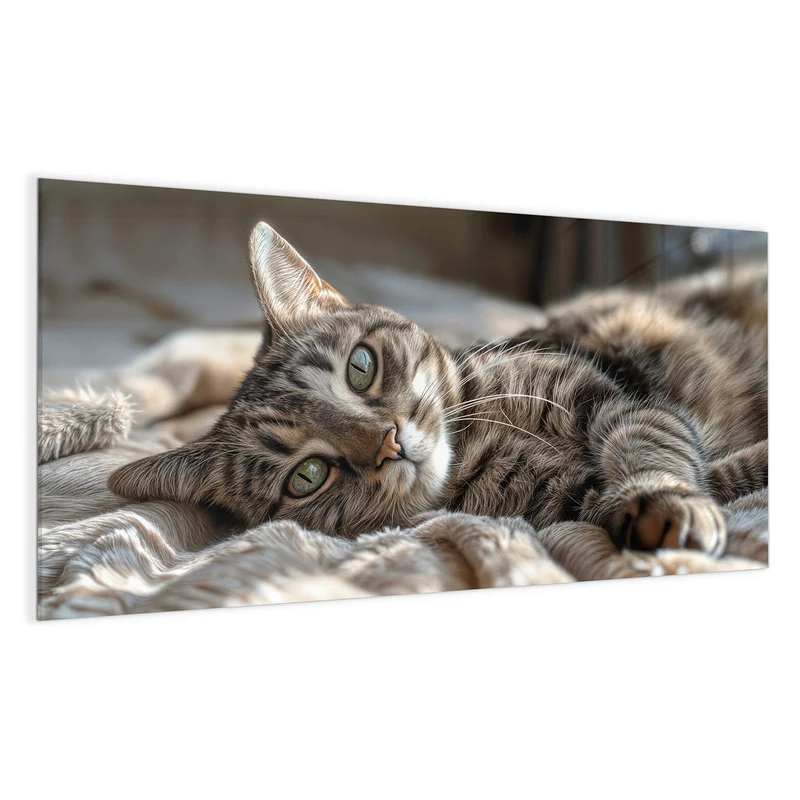 Magnettafel - Gemütliche Katze