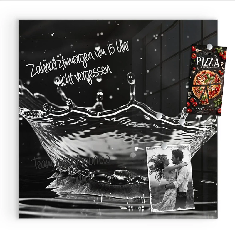 Magnettafel - Wasserkrone