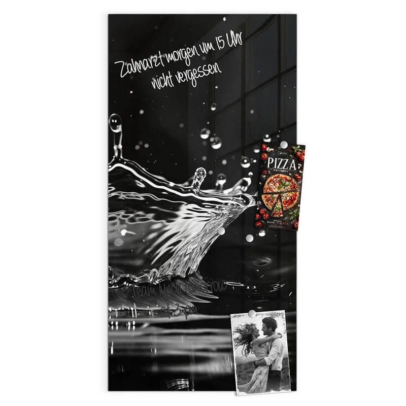 Magnettafel - Wasserkrone