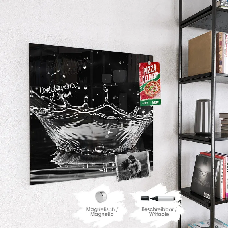 Magnettafel - Wasserkrone