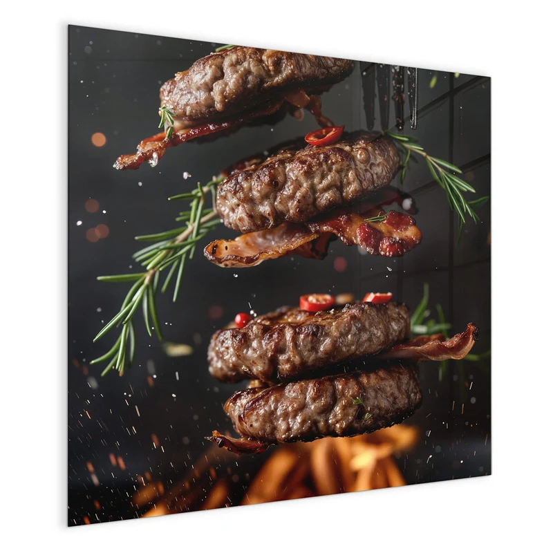 Magnettafel - Burger Patties