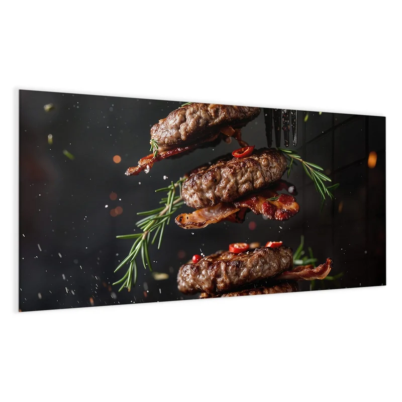 Magnettafel - Burger Patties