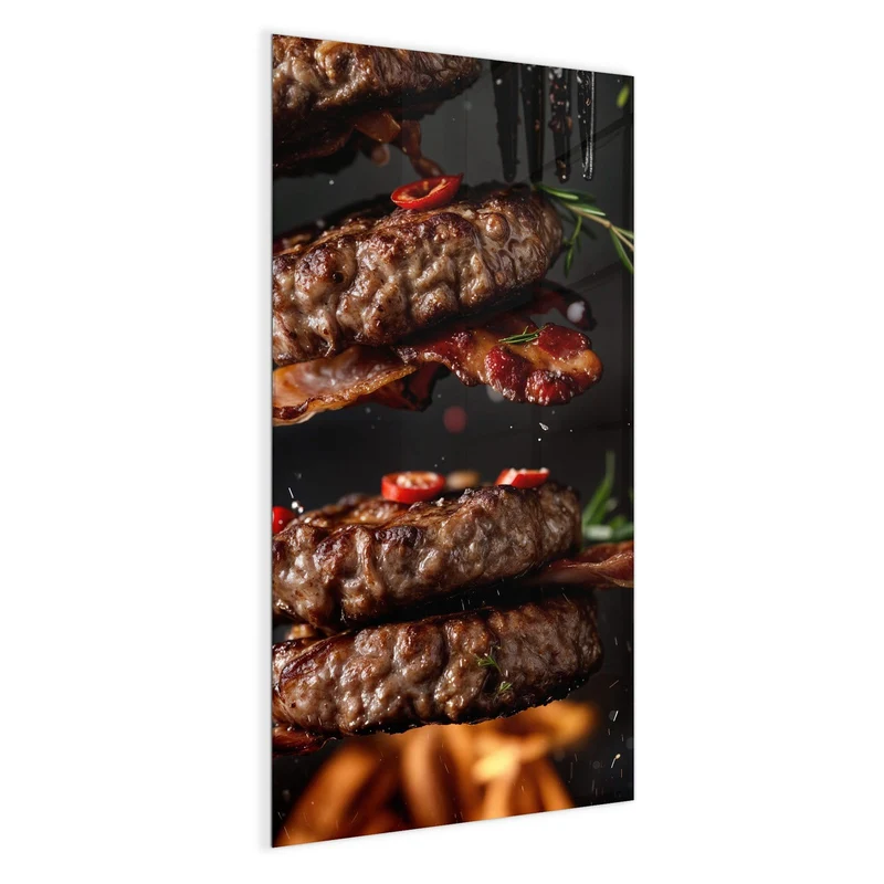 Magnettafel - Burger Patties