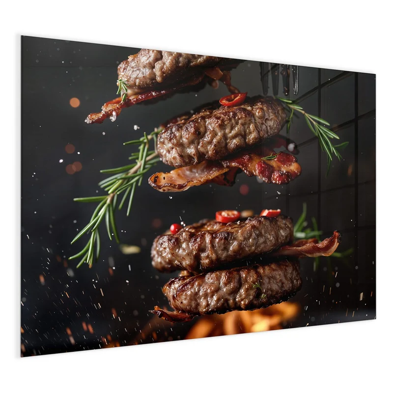 Magnettafel - Burger Patties