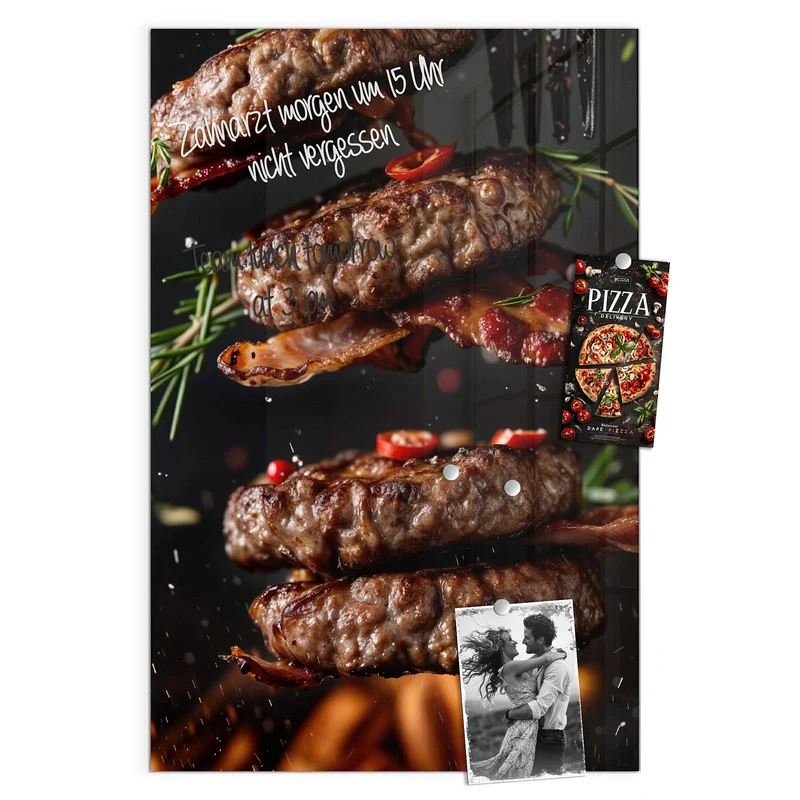 Magnettafel - Burger Patties