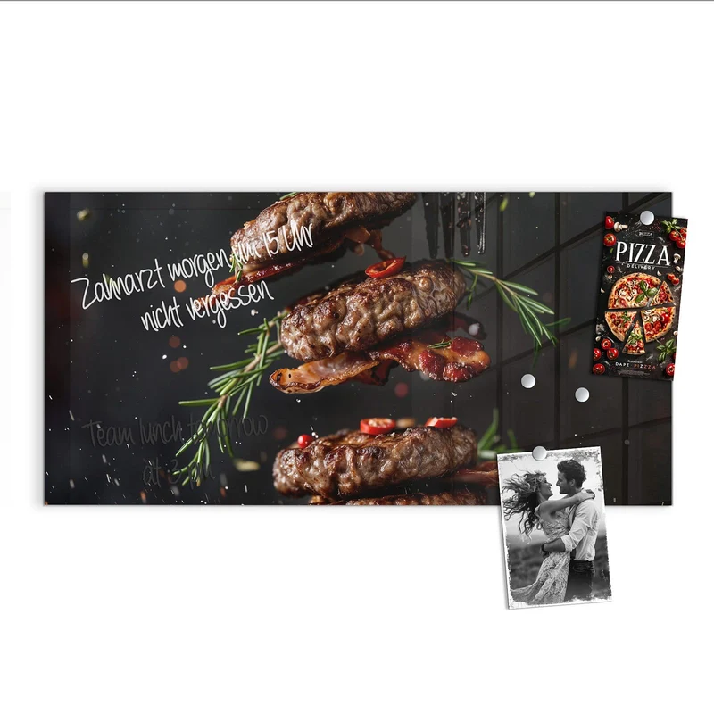 Magnettafel - Burger Patties