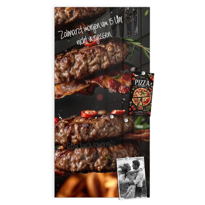 Magnettafel - Burger Patties