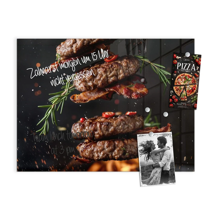 Magnettafel - Burger Patties