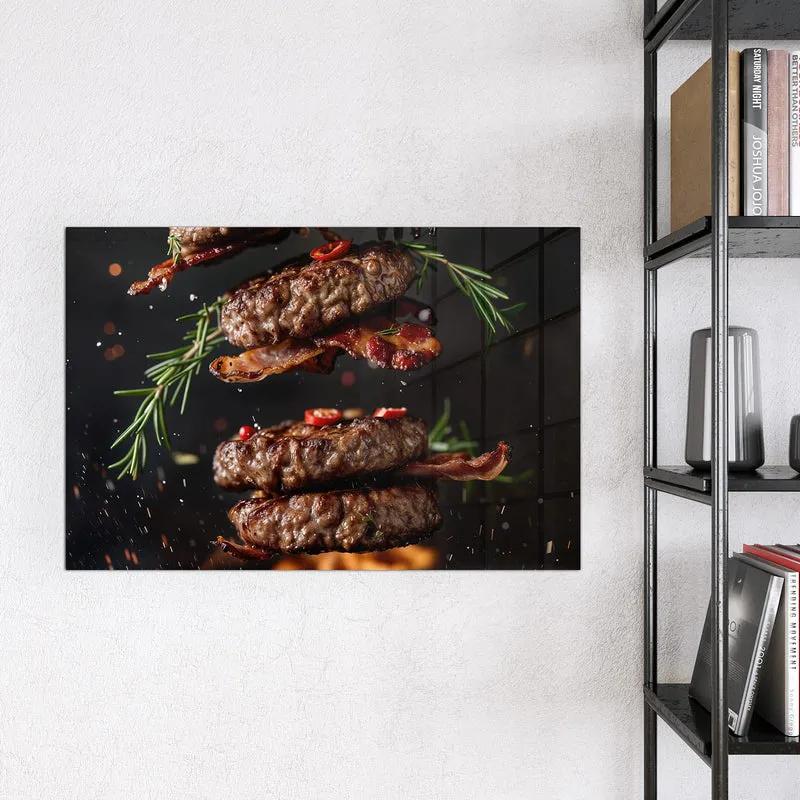 Magnettafel - Burger Patties
