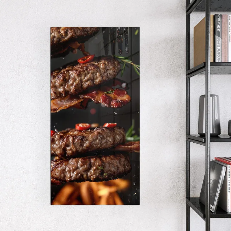 Magnettafel - Burger Patties