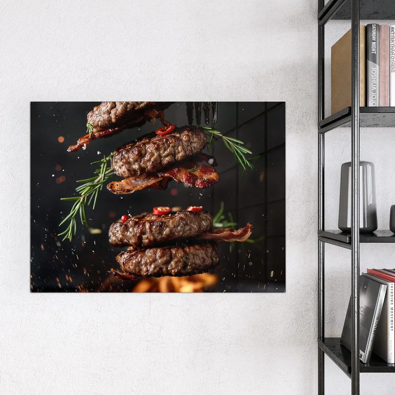 Magnettafel - Burger Patties