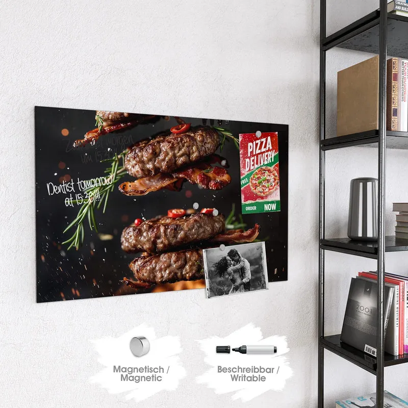Magnettafel - Burger Patties