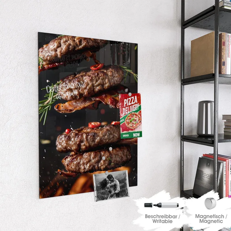 Magnettafel - Burger Patties